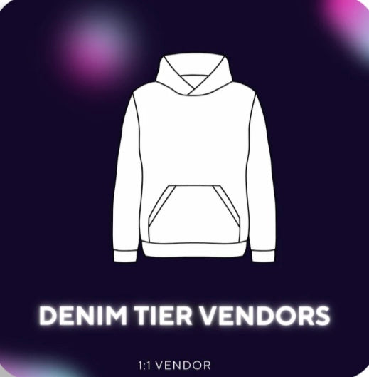 Denim tier vendor